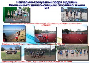 Спорт, відпочинок, підготовка вихованців Хмельницької ДЮСШ №1